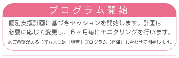 プログラム開始